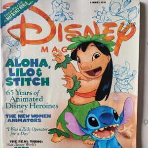 Vintage Disney Magazine (Bundle Discount) Summer 2002 Lilo & Stitch